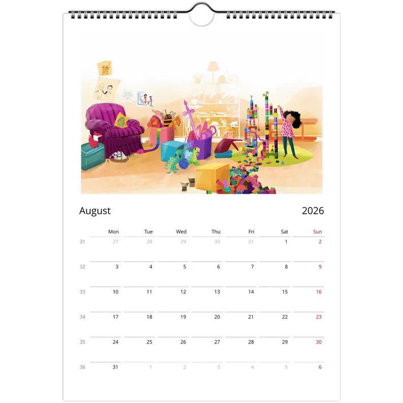 My Bright Shining Star 2026 Wall Calendar thumbnail 2