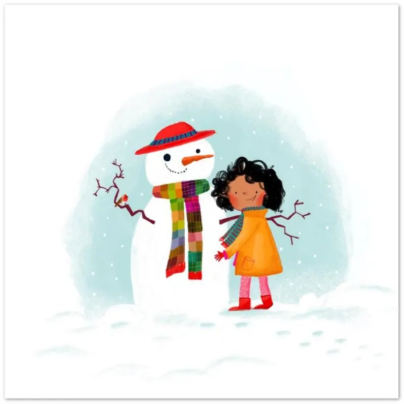 Snowman - Pack of 10 Christmas Cards thumbnail 3